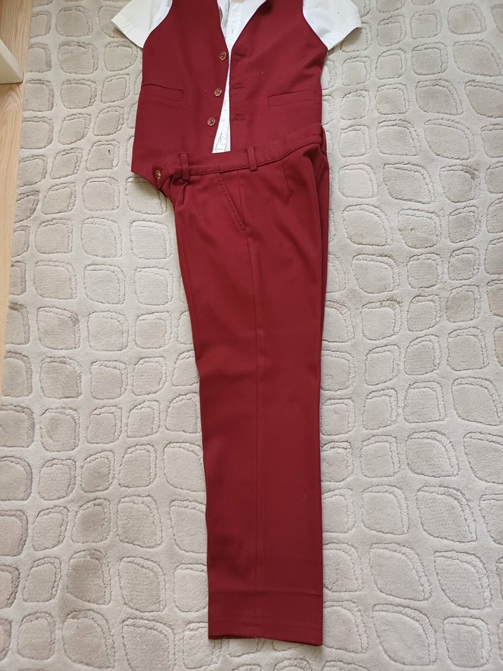 Bordo Çocuk Takım Elbise.lcw gömlek - Görsel 3