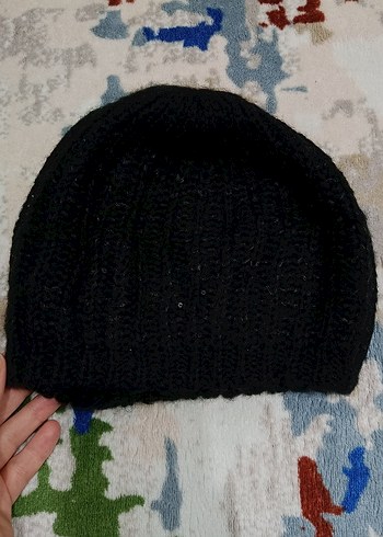 Koton Siyah Örgü Kadın Bere - Görsel 4