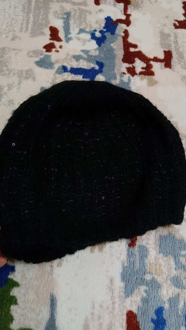 Koton Siyah Örgü Kadın Bere - Görsel 2