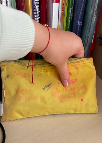 SüngerBob ve Patrick Desenli Renkli Kalem Çantası - Görsel 4