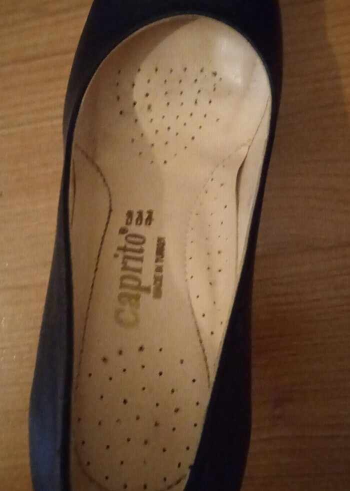 Kadın siyah topuklu ayakkabı  - Görsel 3