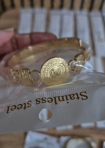 Accessorize Çelik Çeyrekli Kelepçe Bileklik