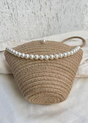 incili tasarım omuz çantası - Görsel 2