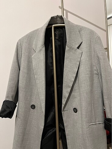 Quzu Gri blazer ceket