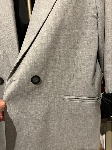 m Beden gri Renk Gri blazer ceket
