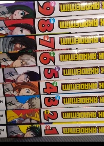 My Hero Academia 1-9 Cilt Manga Seti