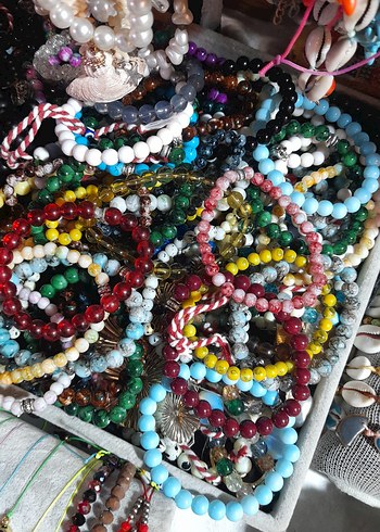 Renkli Boncuklu Kadın erkek Bileklik - Görsel 3