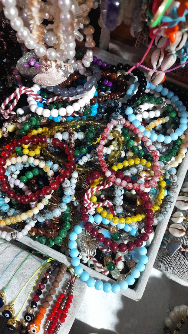 Renkli Boncuklu Kadın erkek Bileklik - Görsel 3