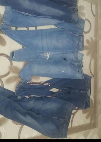 Kadın Açık Mavi Kemerli Dar Kesim Midi Kot Pantolon toplu fiyat