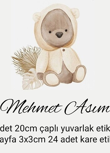 Yapışkanlı etiket ve kart