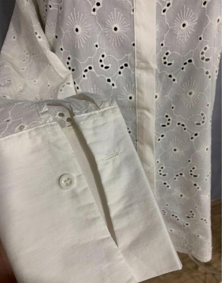 Nakışlı Fisto krem  Kadın  Gömlek - Görsel 3