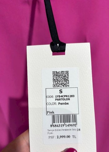 Pembe SETRE Kadın Kumaş Pantolon - Görsel 3