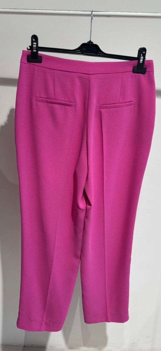 Pembe SETRE Kadın Kumaş Pantolon - Görsel 2