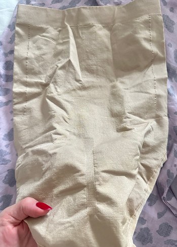 Bej Yüksek Bel PENTI Kadın İç Çamaşırı KORSE - Görsel 6