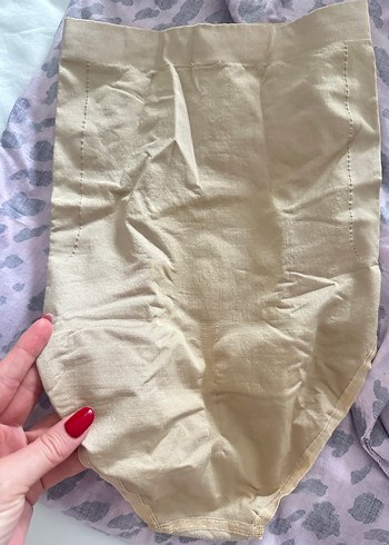 Bej Yüksek Bel PENTI Kadın İç Çamaşırı KORSE - Görsel 3