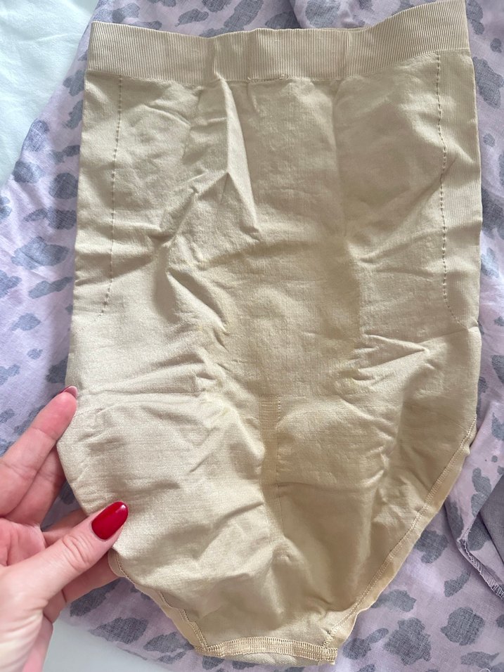 Bej Yüksek Bel PENTI Kadın İç Çamaşırı KORSE - Görsel 3