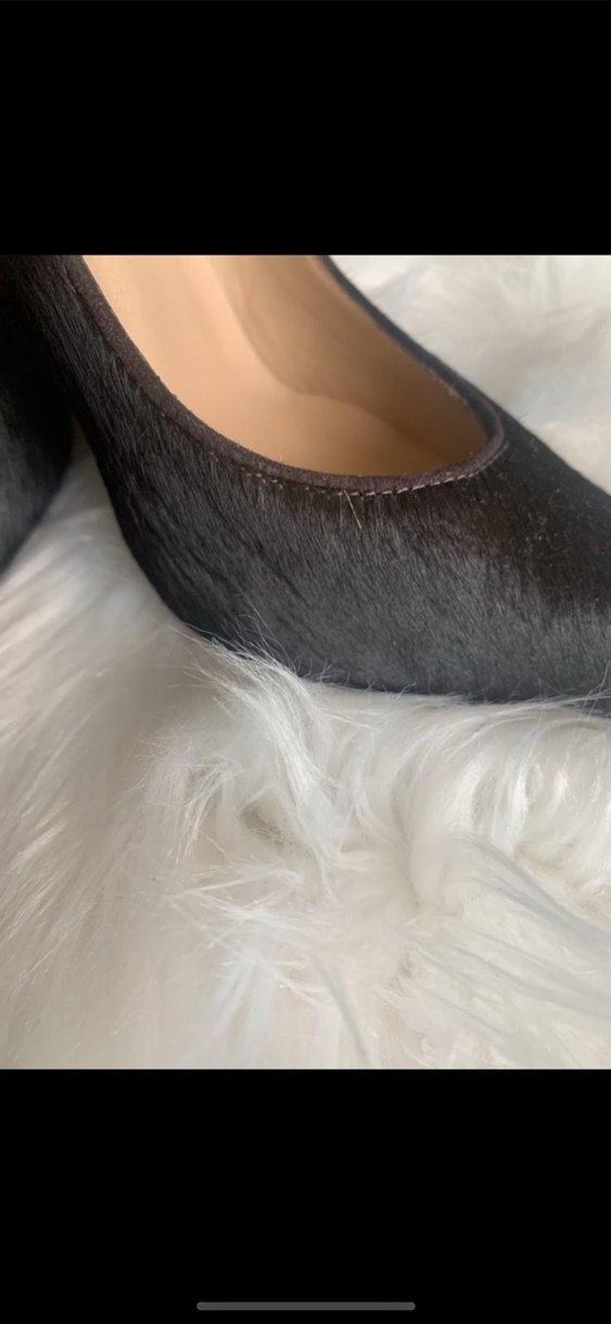 TAY TÜYÜ HAKIKI DERI ACI KAHVE STILETTO - Görsel 5