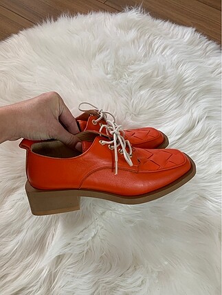 Fratelli Rossetti TASARIM Hakiki deri turuncu ayakkabı?