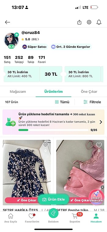 İnceleyiniz bir sürü ürün