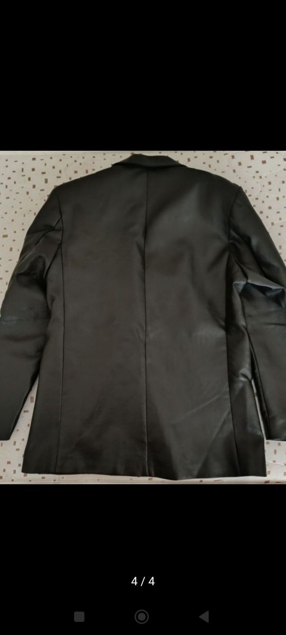 Erkek deri ceket orijinal üründür - Görsel 4