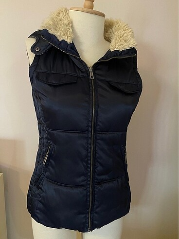 Kışlık yelek kapüşonlu - Görsel 2