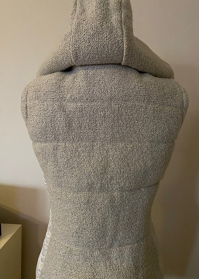 Kapüşonlu Puf yelek - Görsel 3