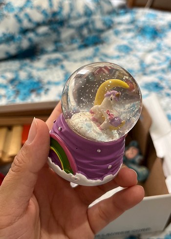  Beden Renkli Müziksiz Unicorn Kar Küresi