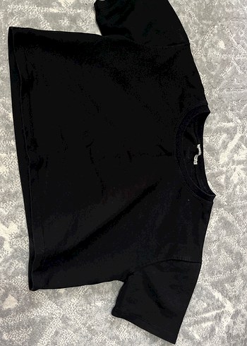 Siyah Kısa Kollu Oversize Kadın Tişört