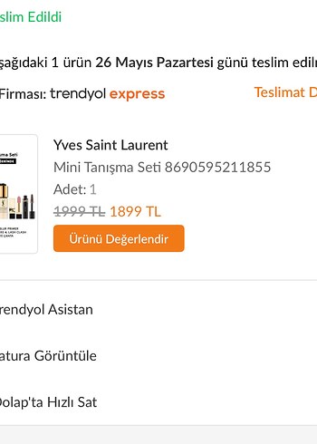 Yves Saint Laurent Kahverengi Parlak Maskara