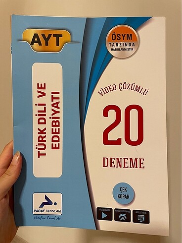 Paraf ayt edebiyat deneme