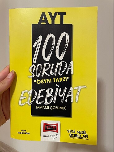 Ayt edebiyat cep boyu soru