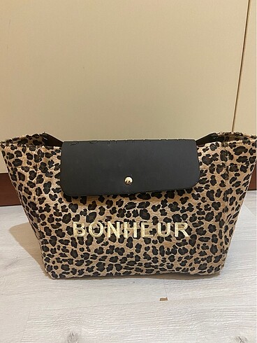 Bonheur leopar çanta