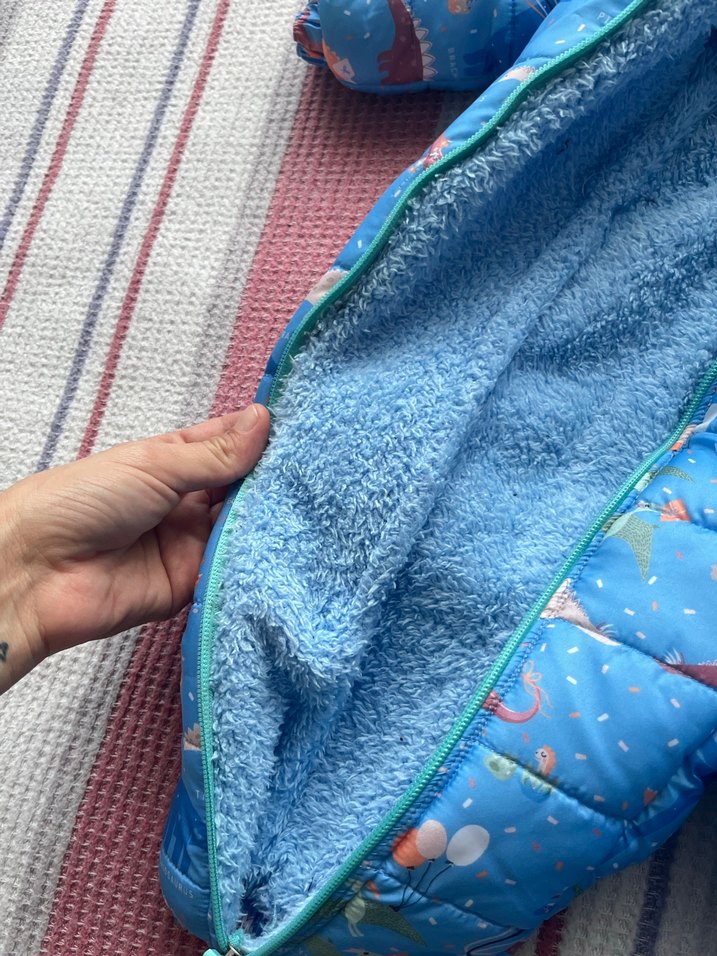 Mavi Erkek Bebek Polar Tulum - Görsel 3