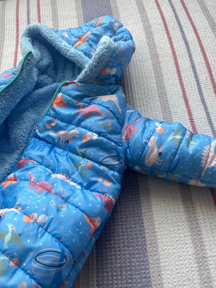 Mavi Erkek Bebek Polar Tulum - Görsel 5