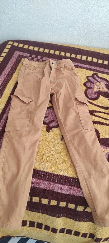 8 Yaş Beden camel Renk Pantolon 
