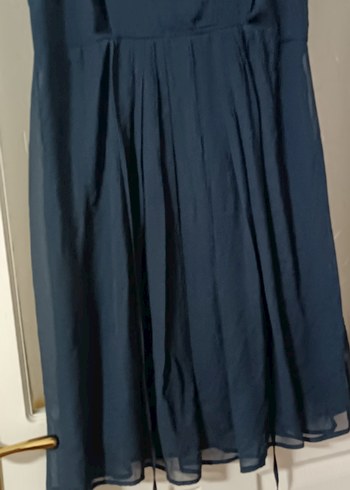 LC Waikiki Lacivert Midi V Yaka Kolsuz hamile tunik