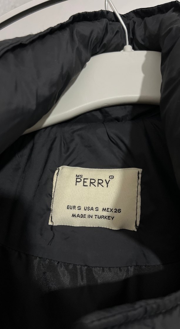 Düğmeli Siyah Kadın Midi Yelek - Görsel 2