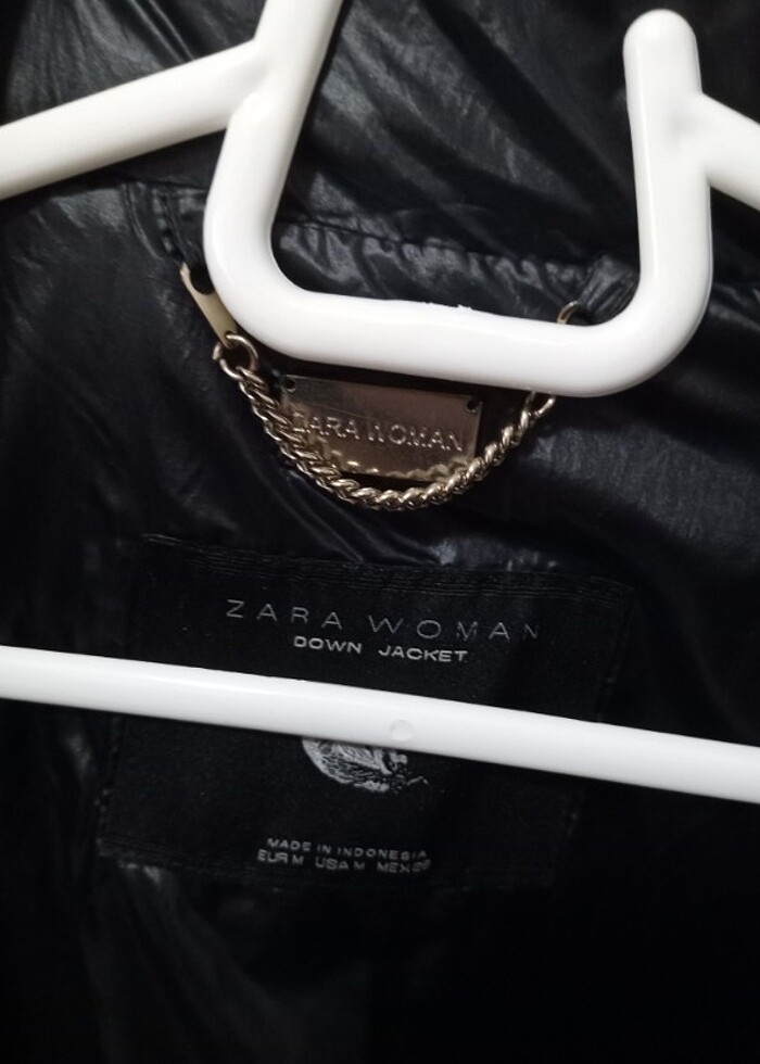 Zara kuş tüyü mont - Görsel 2