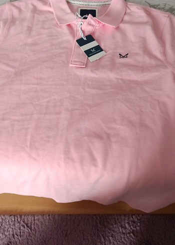Erkek Pembe Basic Polo Tişört