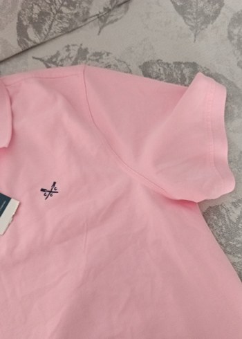 l Beden Erkek Pembe Basic Polo Tişört
