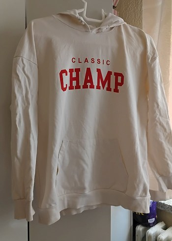 LC Waikiki Beyaz Baskılı unisex Sweatshirt