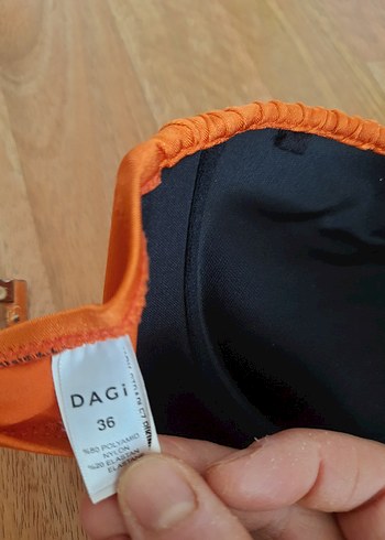 Turuncu Pileli Bohem Bikini Takımı - Görsel 2