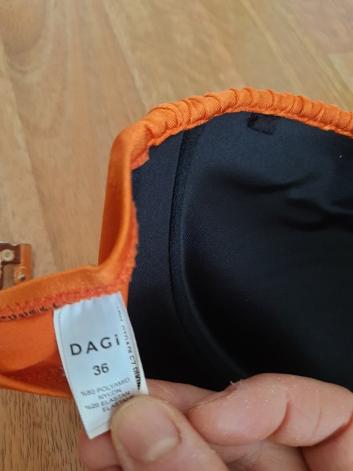 Turuncu Pileli Bohem Bikini Takımı - Görsel 2