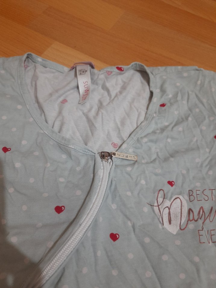 Mavi Pastel Desenli Çocuk pijamaSUWEN - Görsel 4