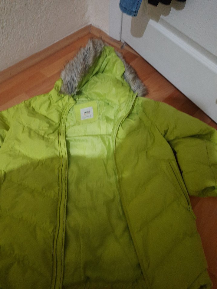 Koton Kids Yeşil Baskılı Çocuk mont - Görsel 3