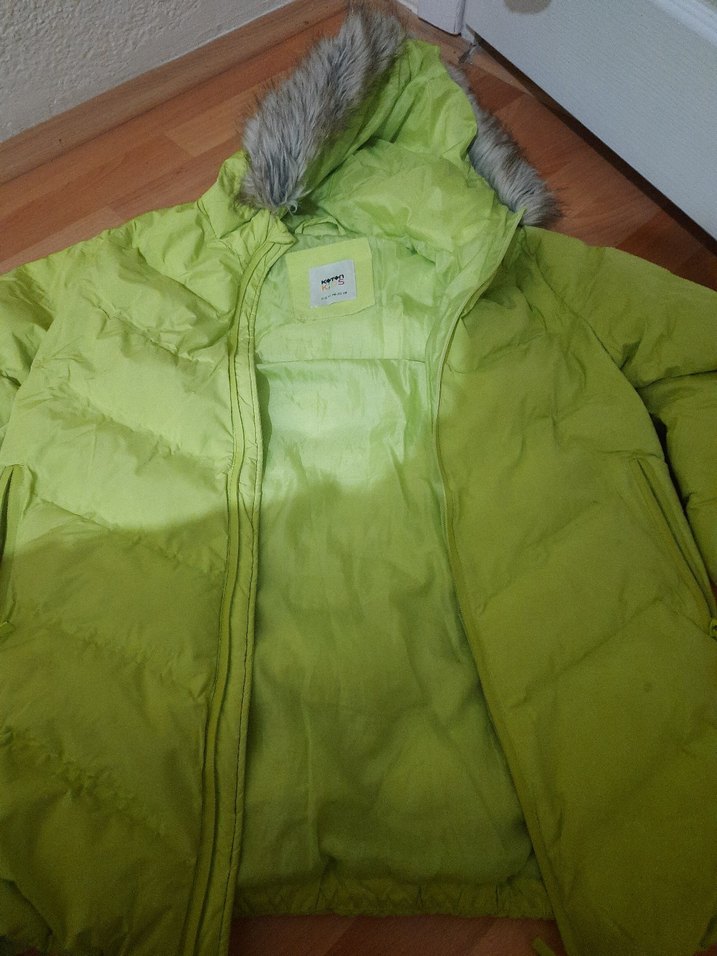 Koton Kids Yeşil Baskılı Çocuk mont - Görsel 2