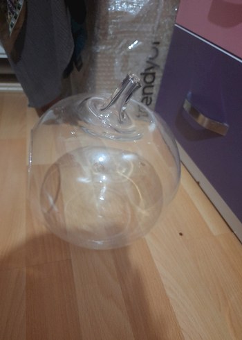 Şeffaf Küre Şeklinde Vazo - Görsel 2