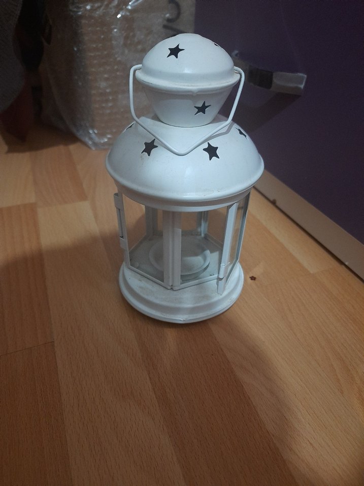 Beyaz Metal Mumluk - Görsel 3