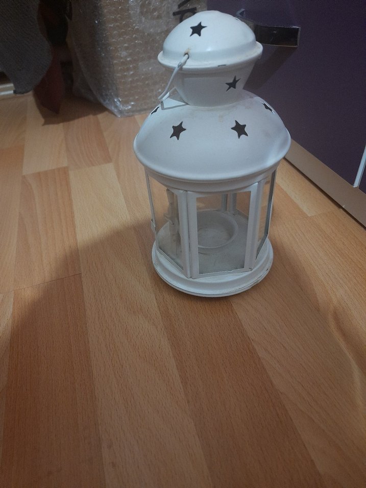 Beyaz Metal Mumluk - Görsel 2