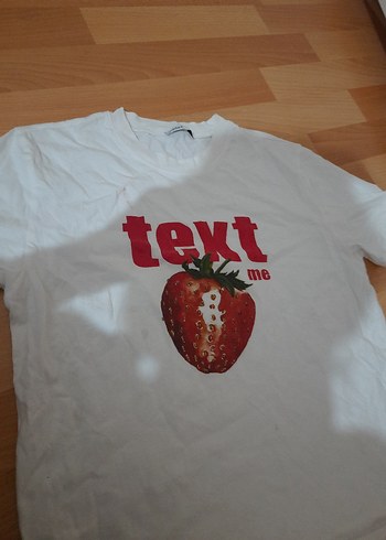 Beyaz Kız Çocuk Baskılı Tişört - Görsel 3